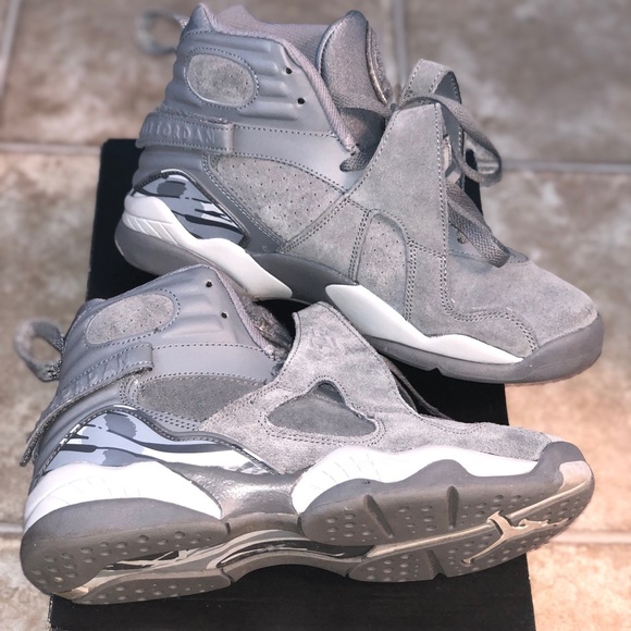 Cool Grey Retro Jordan 8s | Poshmark